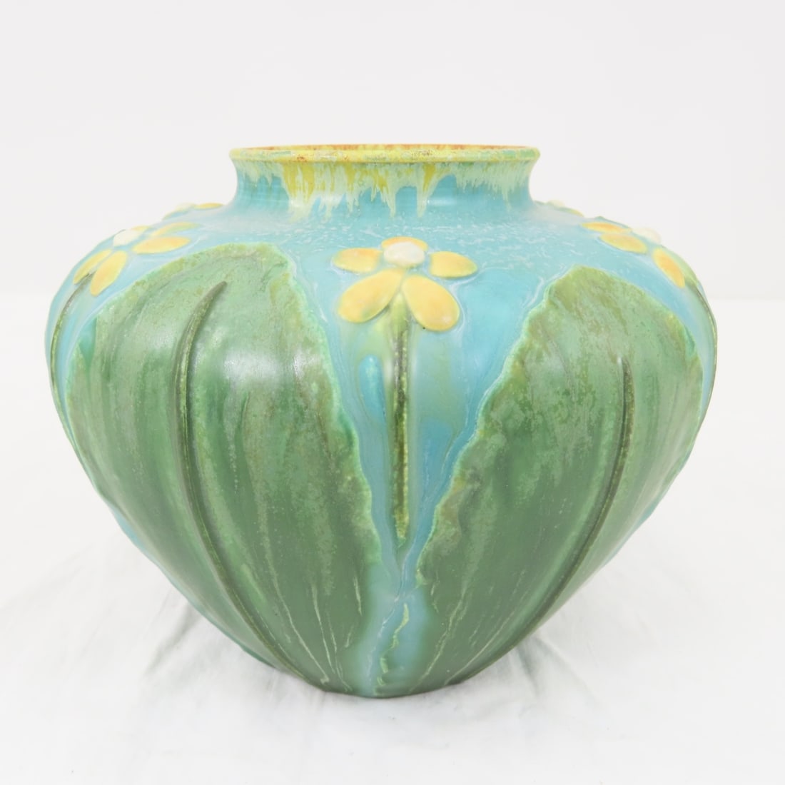 Ephraim Pottery Yellow Flower Vase- Ken Nekola: Ephraim Pottery Yellow Flower Vase- Ken Nekola5" retired piece Please ask questions and read terms & conditions before bidding.
