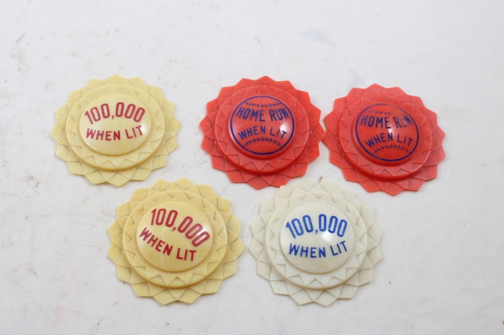 5 Pinball Machine Bumper Caps (1 of 10)