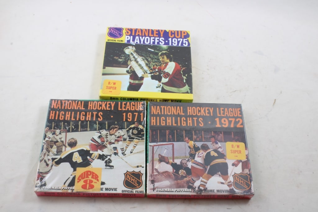 3 Unopened 8mm NHL Films 1970, 71 & 75 Bobby Orr (1 of 5)
