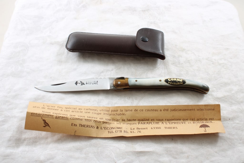 Corne Veritable French Folding Lock Blade Knife (1 of 18)