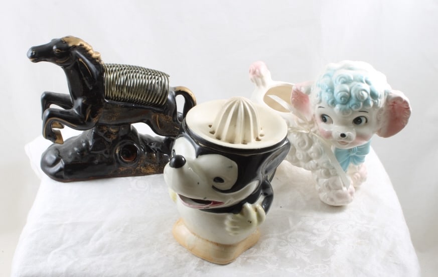 Figural Juicer, Letter Holder & Planter (1 of 20)