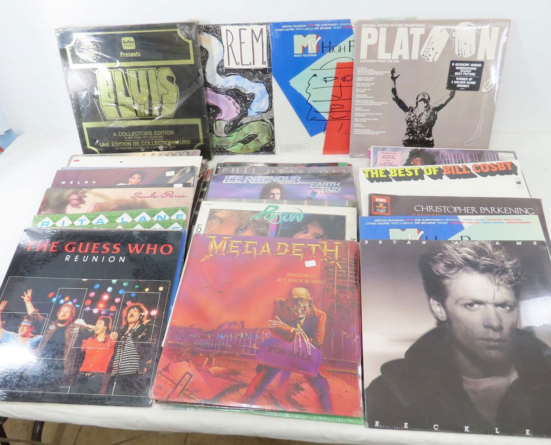 50 sealed records Megadeth, Poison, Bryan Adams (1 of 17)