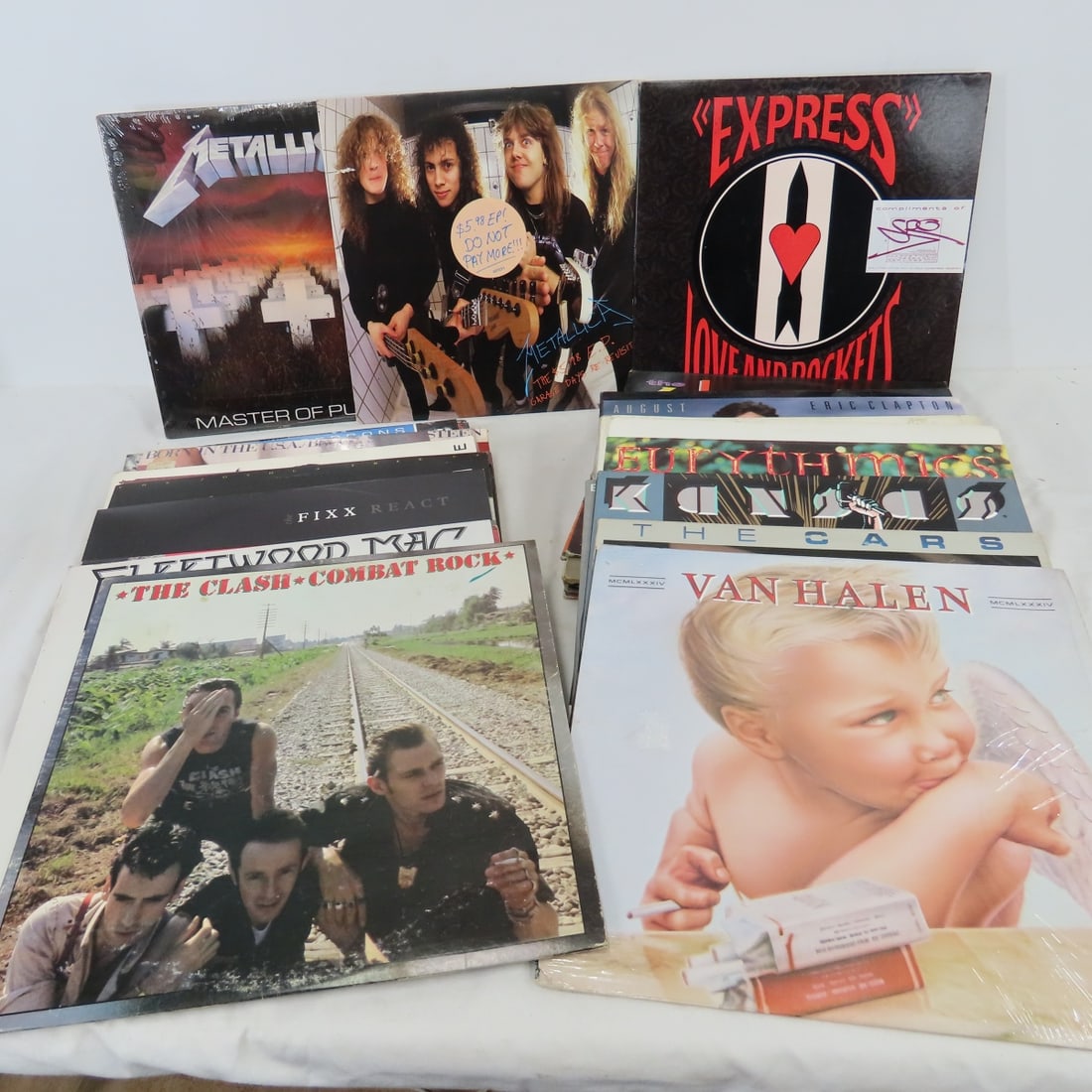 35 Vintage Rock records, The Clash, Metallica (1 of 10)