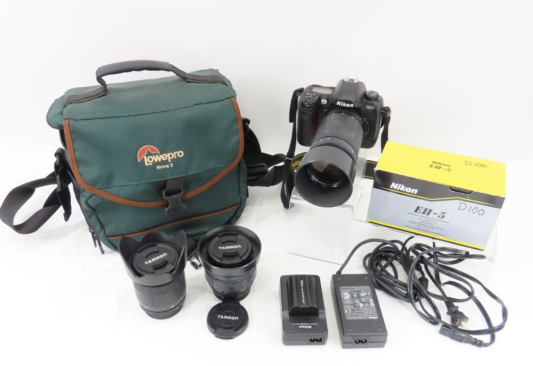 Nikon D100 Digital Camera, 3 Tamron Lenses (1 of 17)