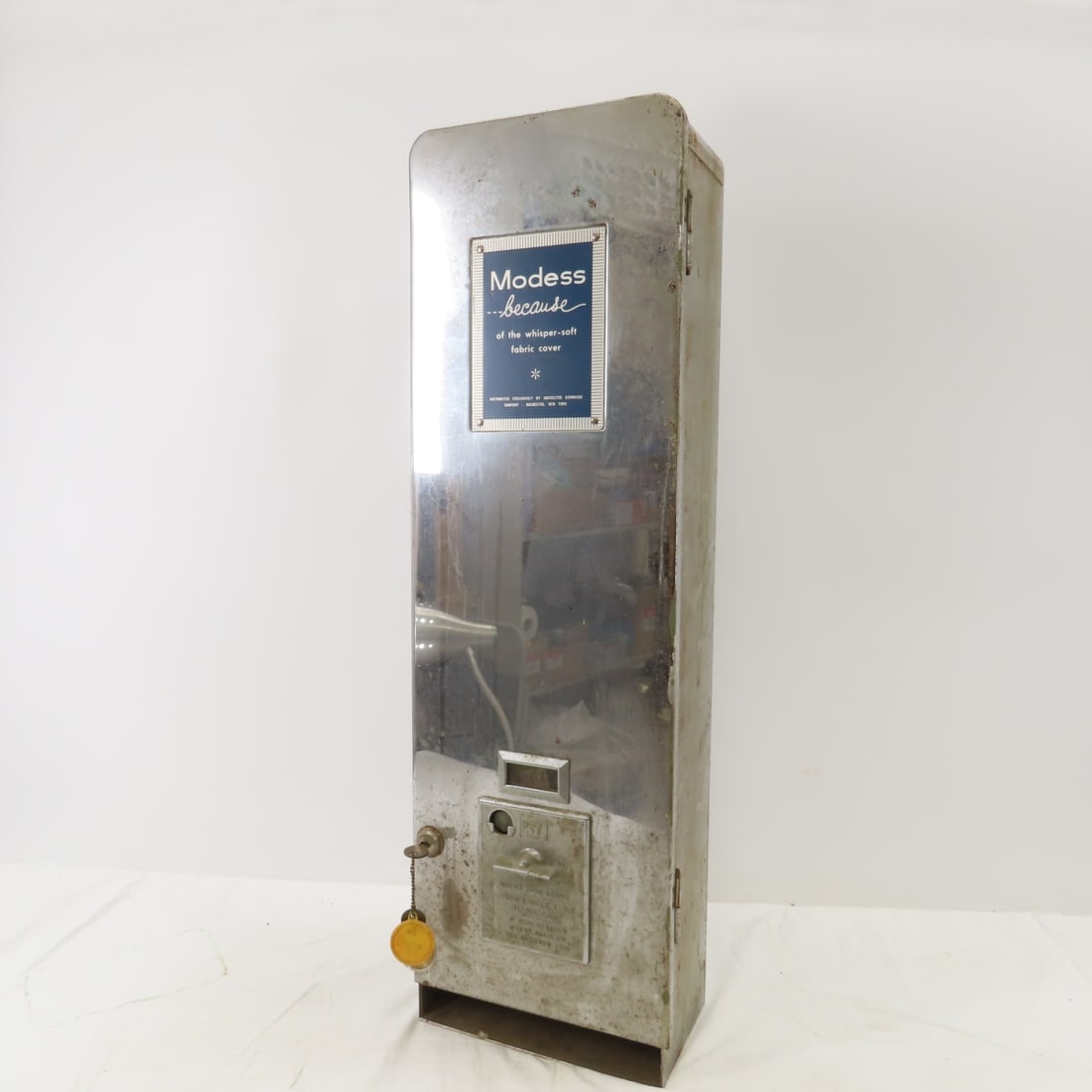 Vintage Wall Mount Modess 5¢ Vending Machine (1 of 11)