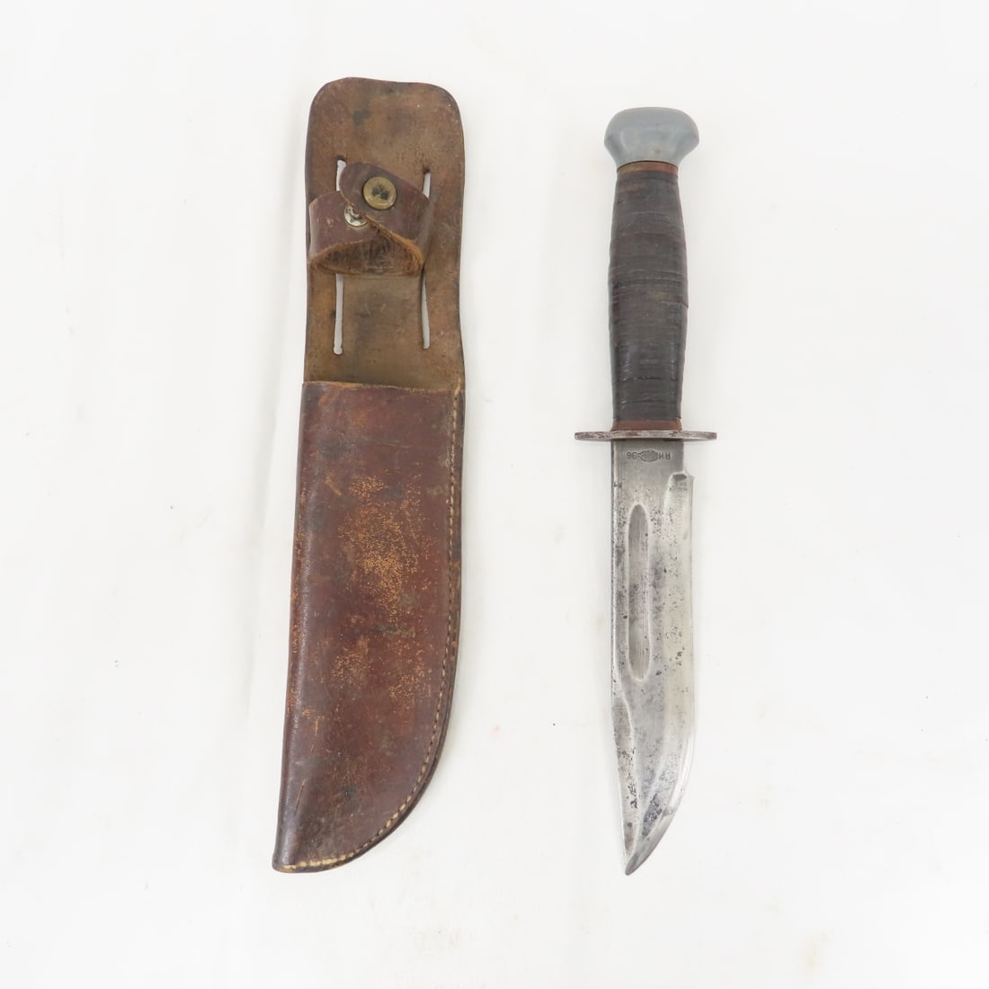 WWII Era PAL RH-36 6" Fighting Knife in Sheath (1 of 6)