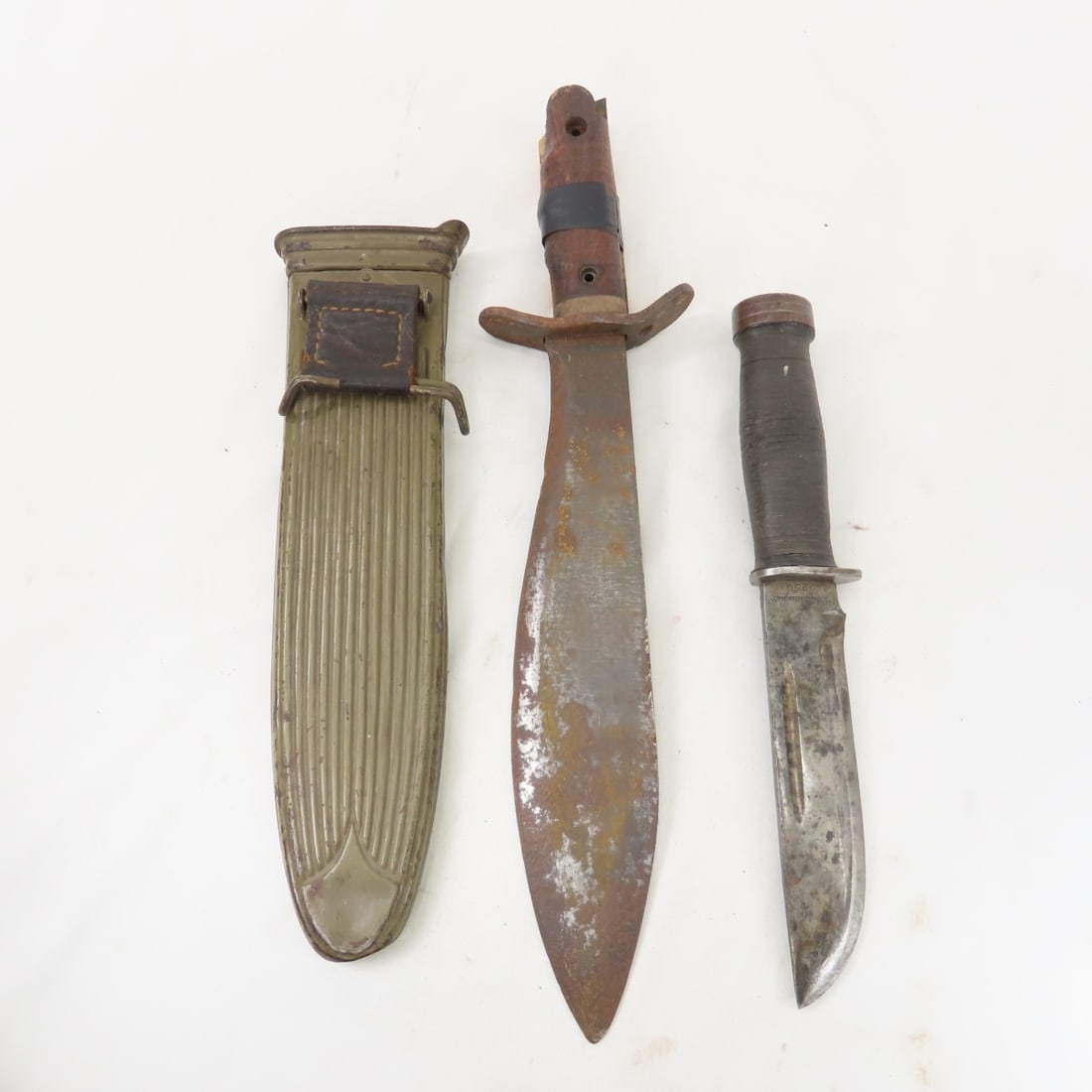 Cattaraugus 225Q & US 1917 Bolo Knife (1 of 18)