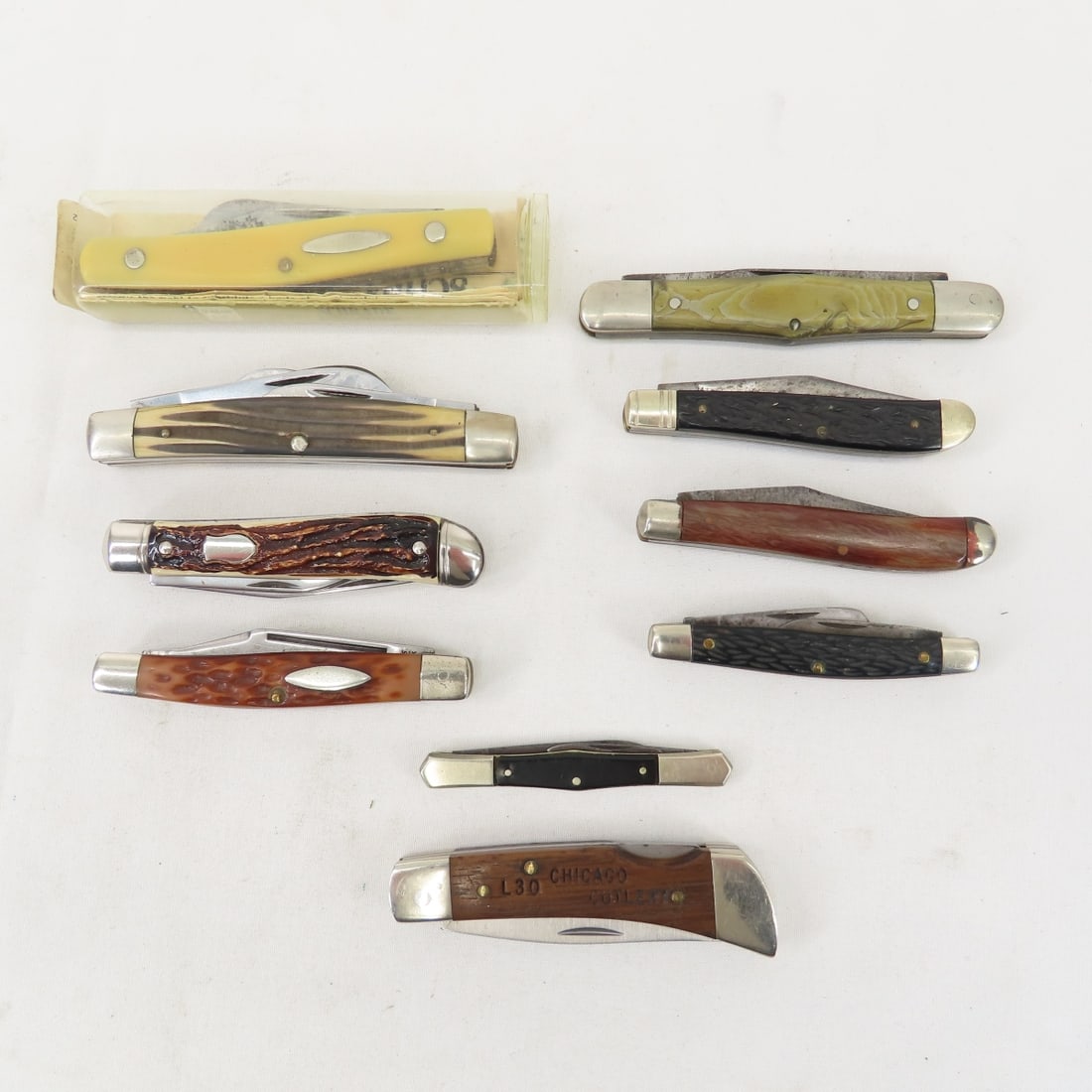10 Pocket Knives- Schrade, Camillus, Bartlett (1 of 17)