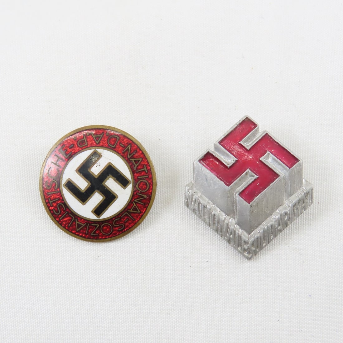 WWII German NSDAP Party Pin & Solidarity Pin (1 of 9)