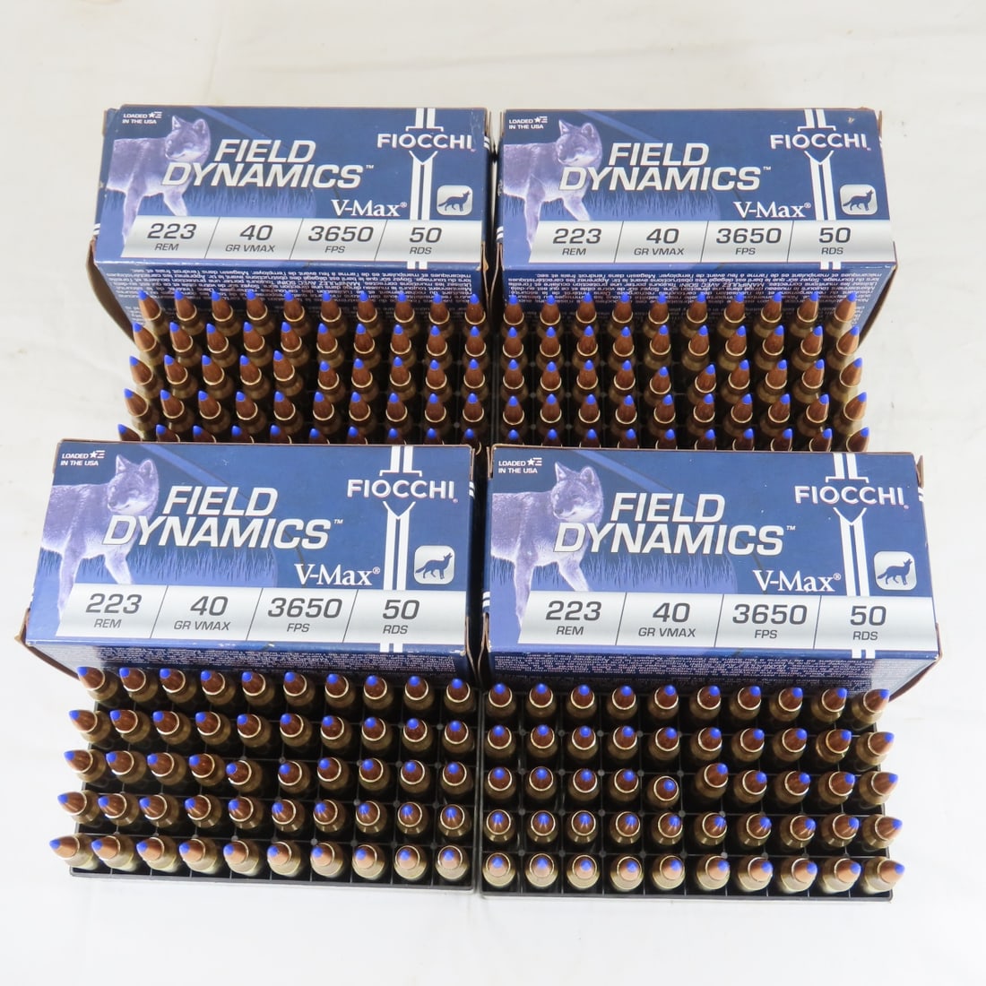 200 Rds Fiocchi .223 Rem. 40 gr. VMAX (1 of 2)