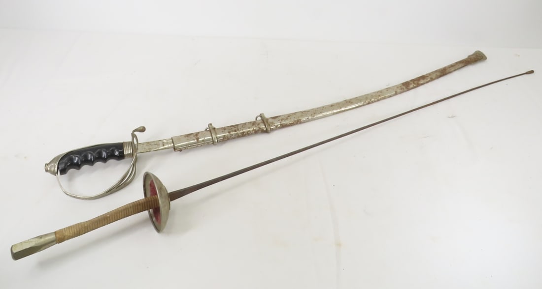 Souvenir Sword & Vintage Fencing Foil (1 of 12)