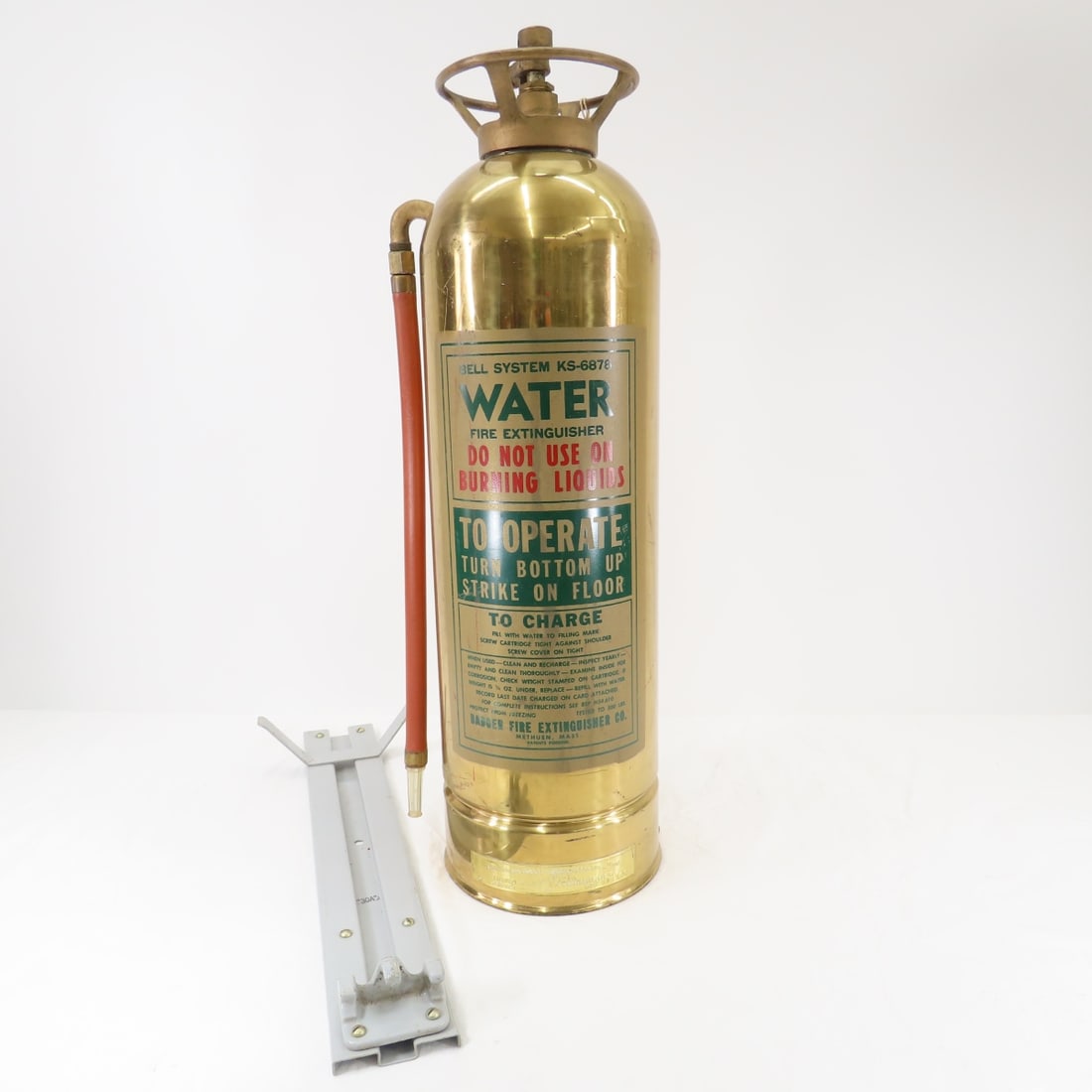 Brass Bell System KS-6878 Water fire extinguisher (1 of 10)