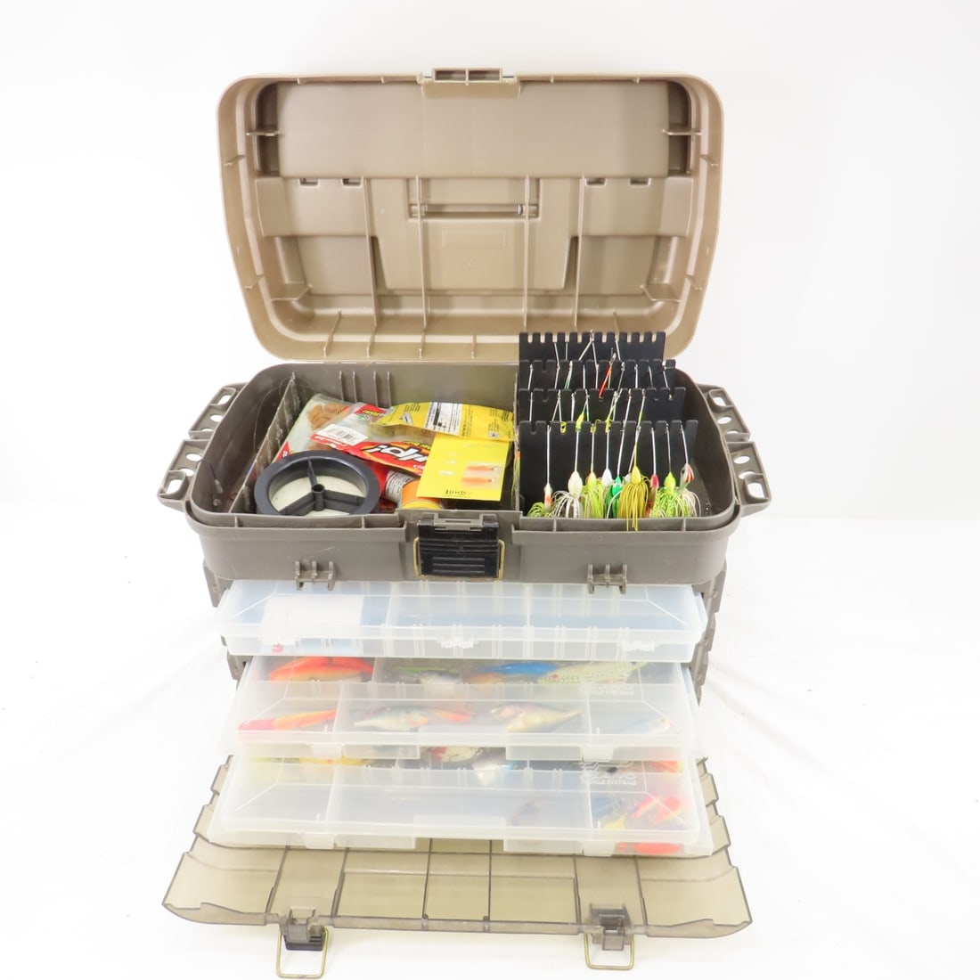 Large Plano Tackle Box with Spinners & more (1 of 20)