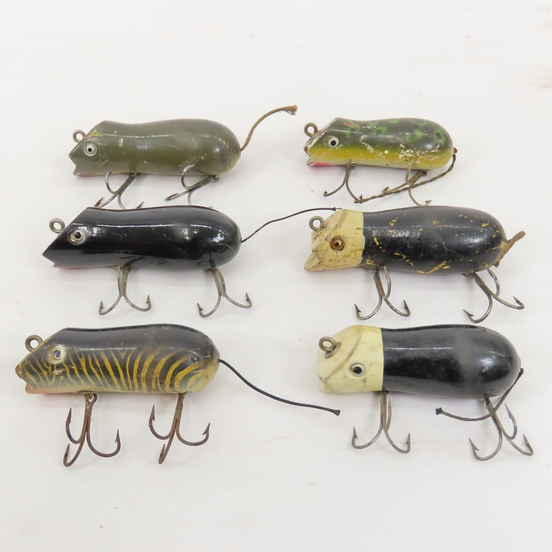 6 Shakespeare Swimming Mouse lures (1 of 13)
