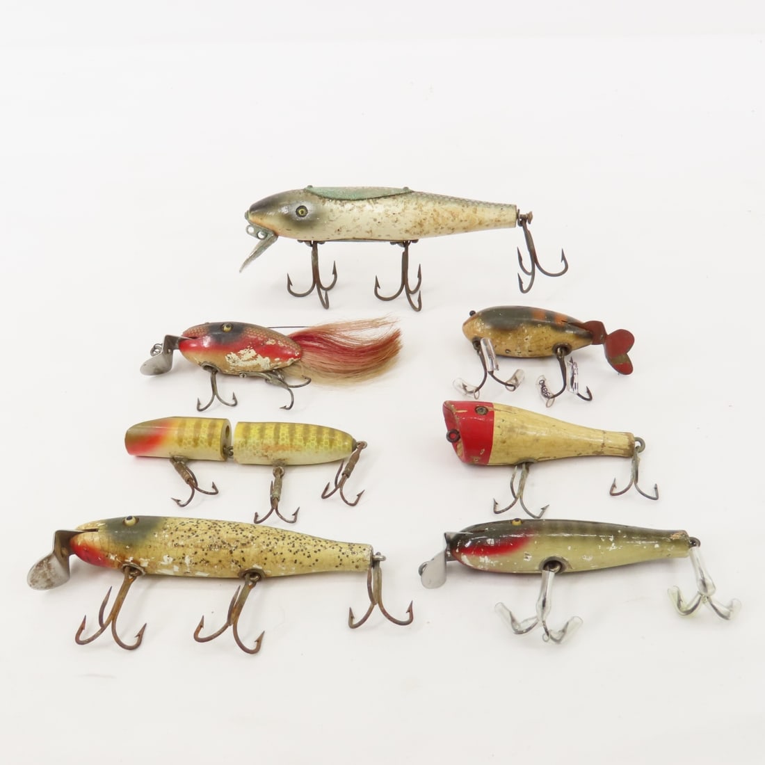 Vintage Creek Chub Pike, Baby Pike, & other lures: Vintage Creek Chub Pike, Baby Pike, & other lures Please ask questions & read terms & conditions before bidding.