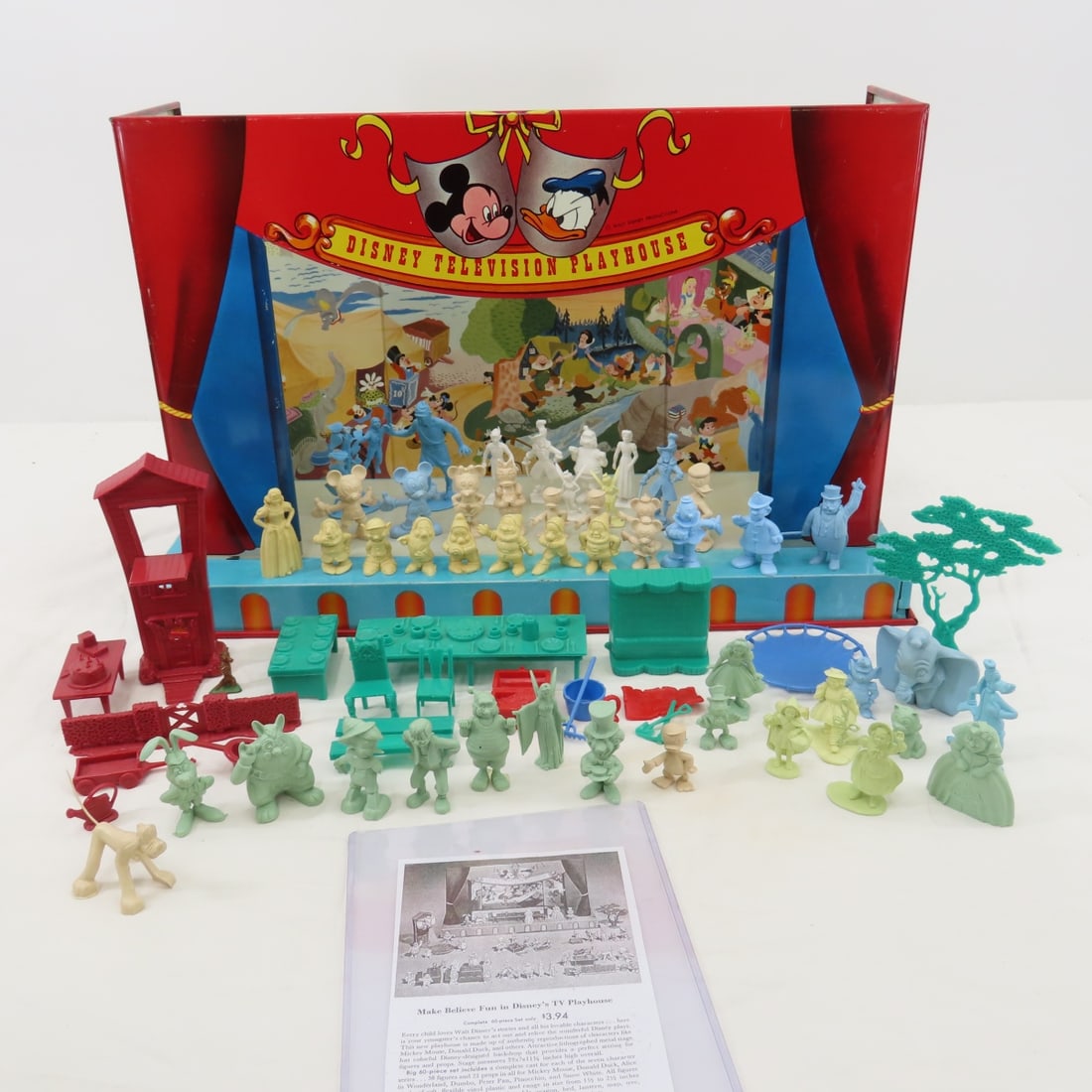 Marx Disney Television Playhouse No 4349, no box: Marx Disney Television Playhouse No 4349, no box Please ask questions and read terms & condition before bidding.