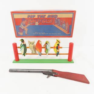 N.N. HILL BRASS CO Pop the Bird target game: N.N. HILL BRASS CO Pop the Bird target game In box, no cork Please ask questions and read terms & condition before bidding.