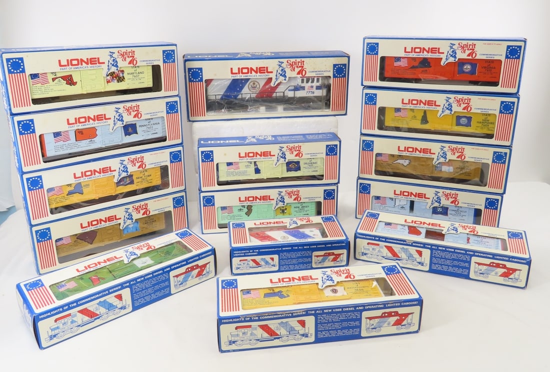 Lionel O gauge Spirit of '76 train set in boxes (1 of 14)