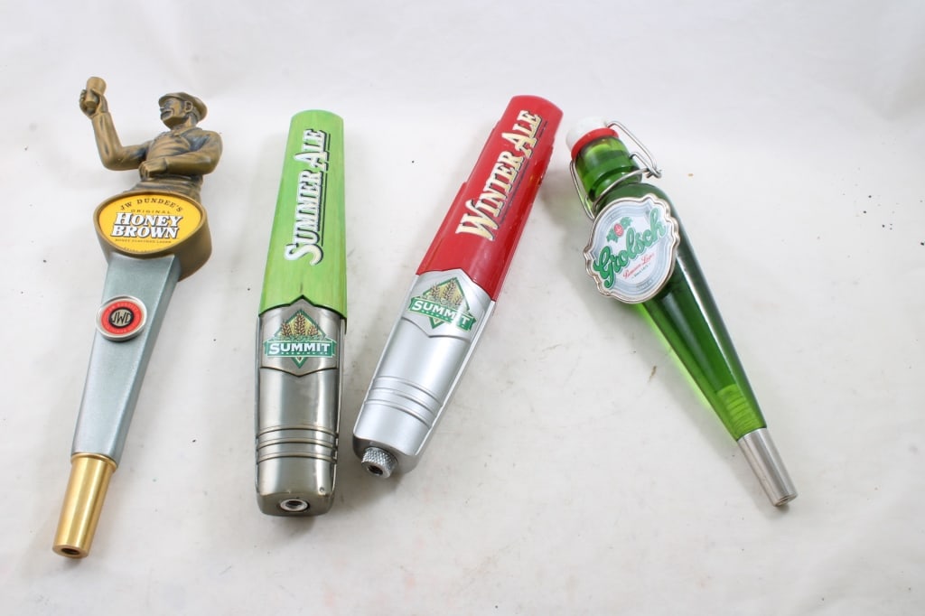 4 Collectible Beer Handle Taps (1 of 20)