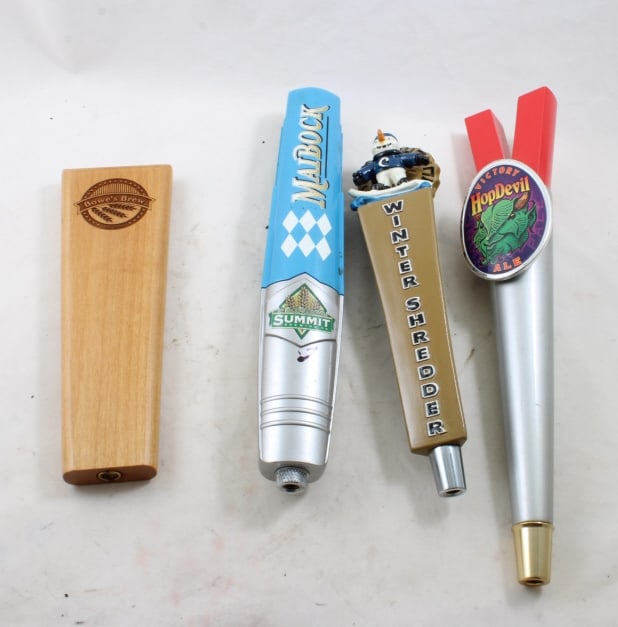 4 Collectible Beer Handle Taps (1 of 20)