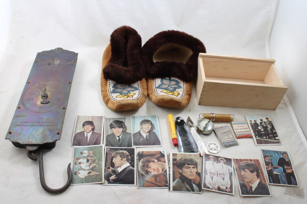 Scale, Beatles Cards, Moccasins, Tape Measure+ (1 of 10)