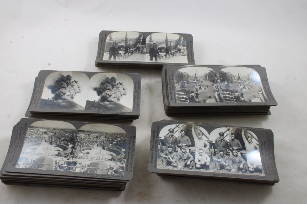 100 Keystone Series Stereoview Cards Complete Set (1 of 20)