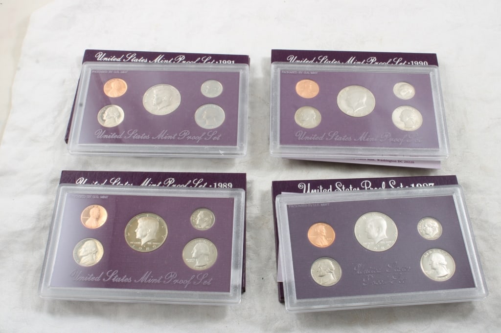 1989S, 1990S, 1991S US Mint Proof Sets, Plus (1 of 14)