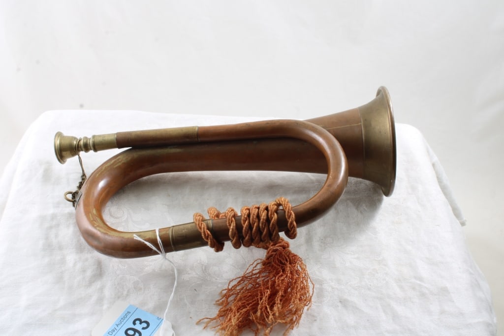 Military/Scout/Cavalry Brass/Copper Bugle w/Tassel (1 of 6)