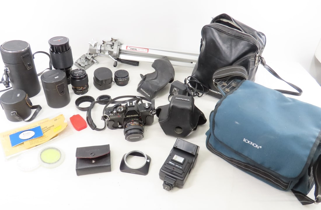 Konica Autoreflex T3 Camera, Accessories & More (1 of 20)