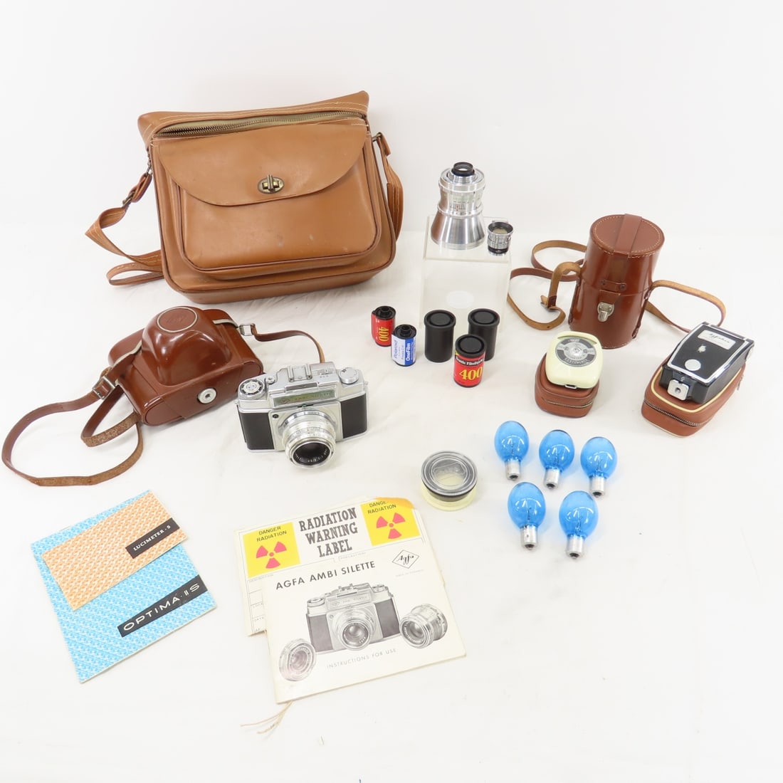 AGFA Ambi Silette 35mm Camera & accessories (1 of 20)