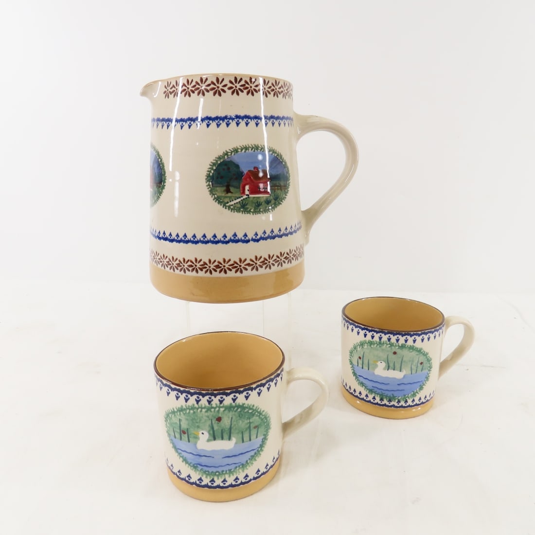 Nicholas Mosse Pottery Pitcher & 2 mugs (1 of 13)