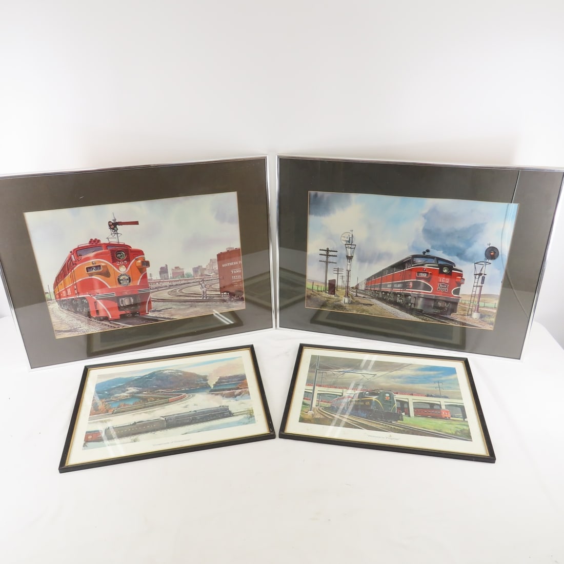 4 Framed Train prints (1 of 16)