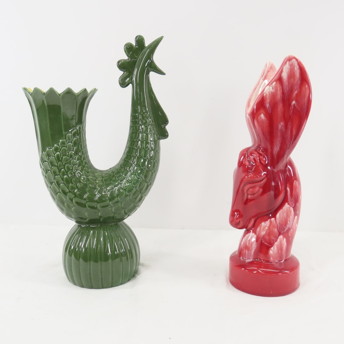 Vintage Red Wing Chicken & Royal Haeger Vases (1 of 20)