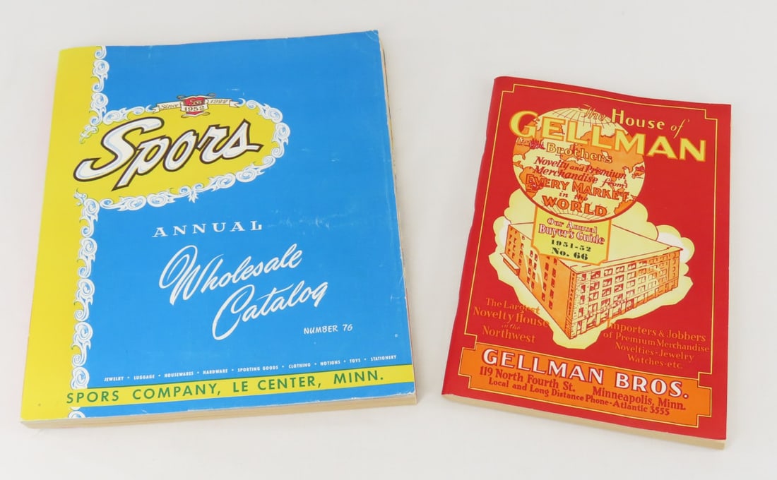 1950's Spors & House of Gellman catalogs: 1950's Spors & House of Gellman catalogs near mint originals Please ask questions and read terms & conditions before bidding.