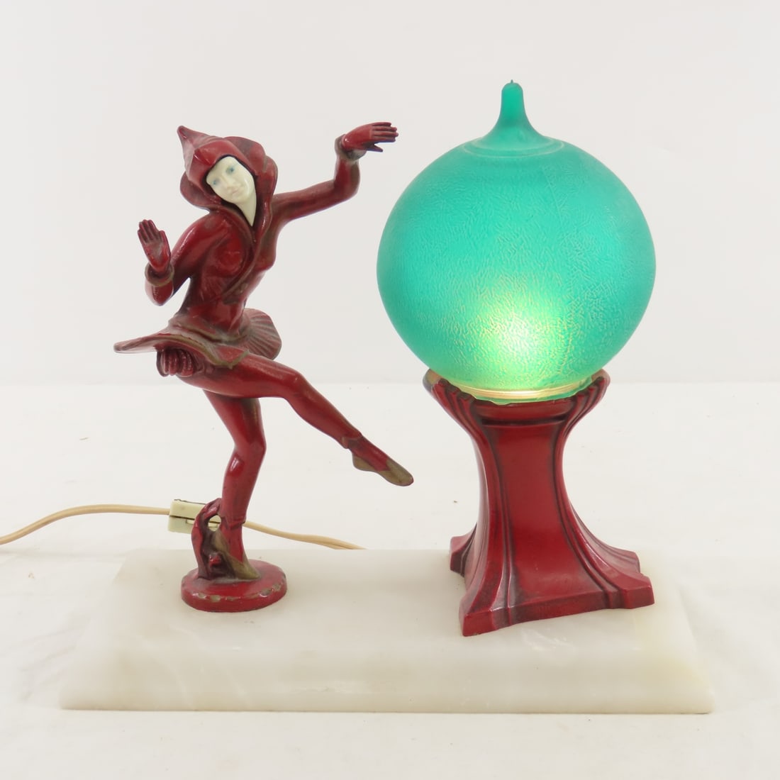 Harlequin Dancer Art Deco Lamp - works (1 of 14)