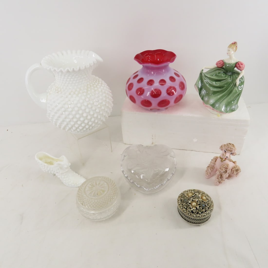 Hobnail jug, Thumbprint Vase & More (1 of 20)