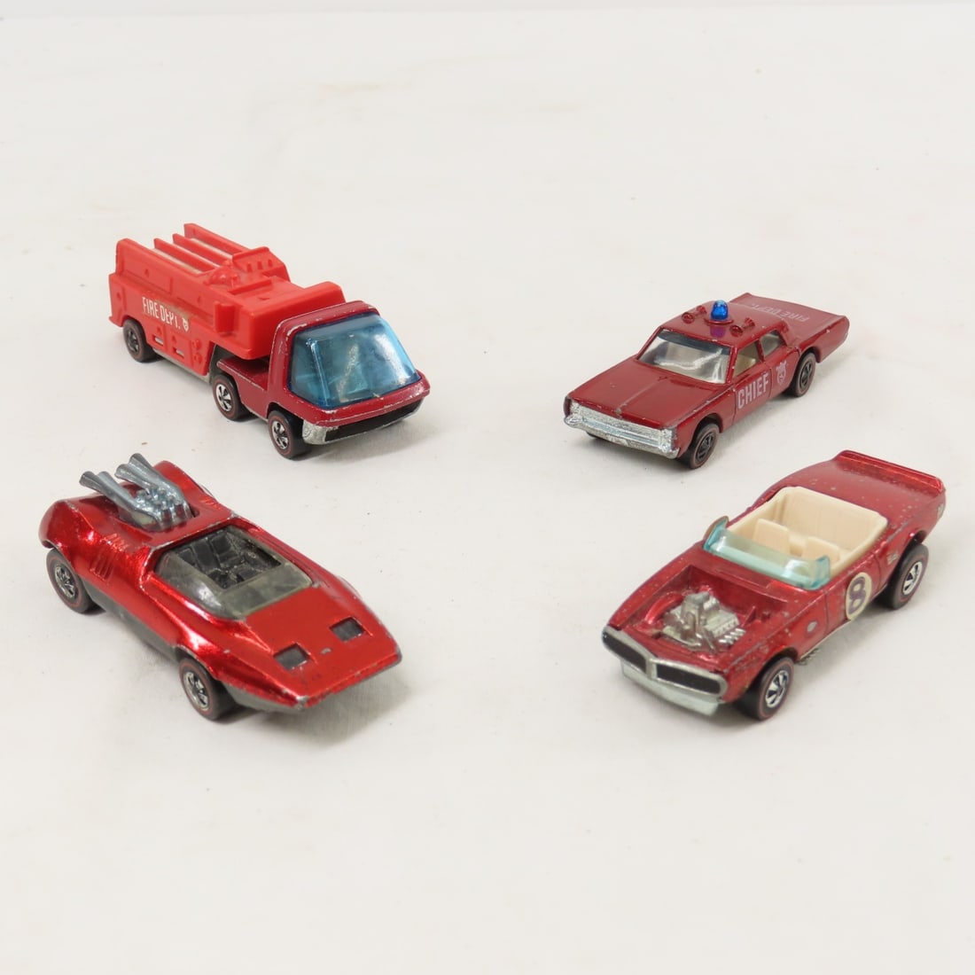 4 1970 Hot Wheels Redlines (1 of 15)