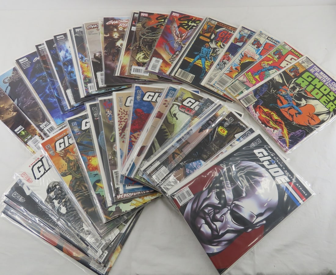 47 Marvel Ghost Rider & G.I. Joe comics (1 of 9)
