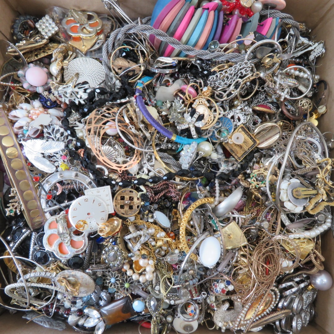 Large Flat Rate Box of Repair & Craft Jewelry (1 of 4)