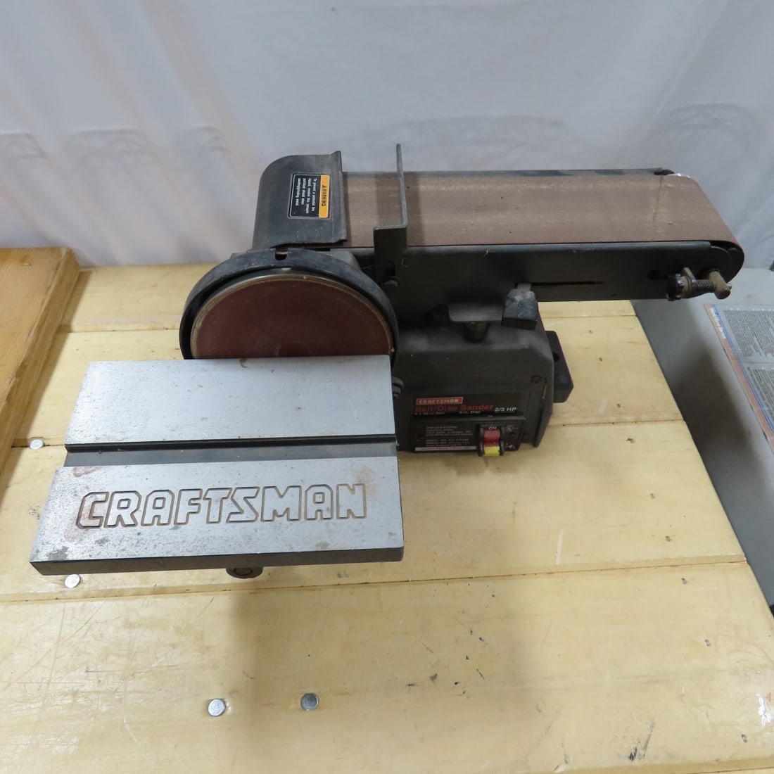 Craftsman Belt/Disc sander (1 of 7)