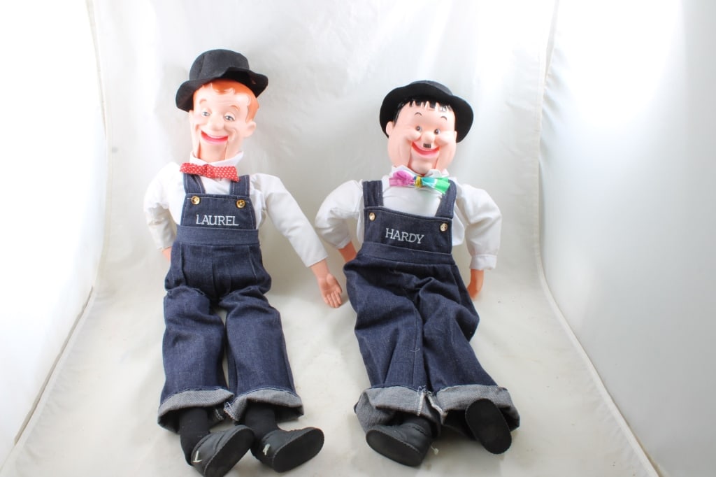 1970 Laurel & Hardy Ventriloquist Dolls 24" (1 of 13)