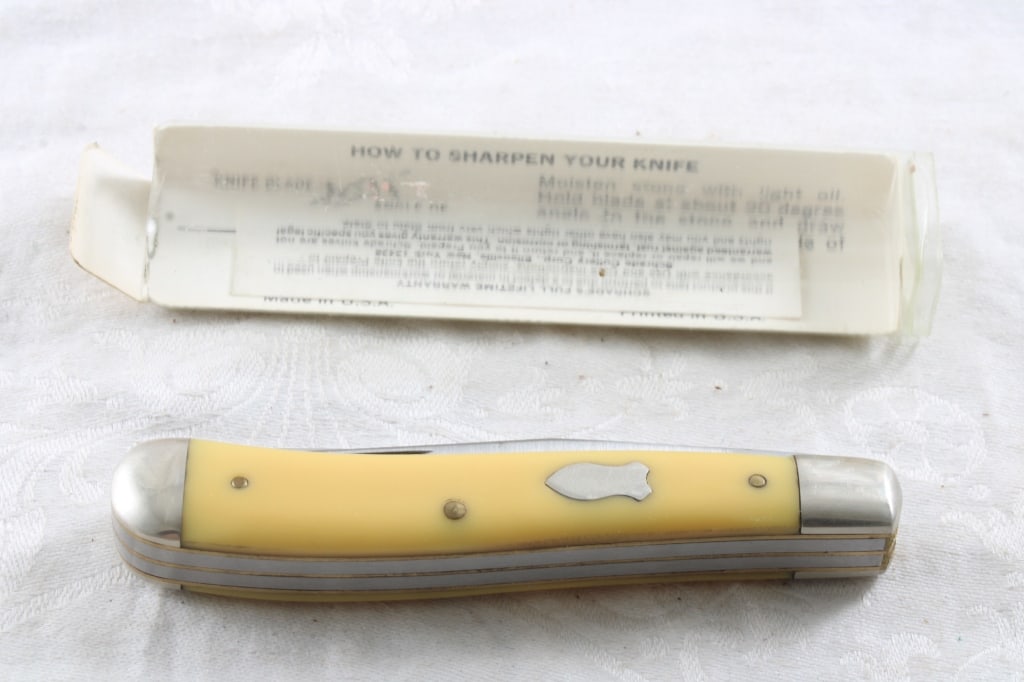 Schrade 2 Blade Pocket Knife #293Y NIB (1 of 6)