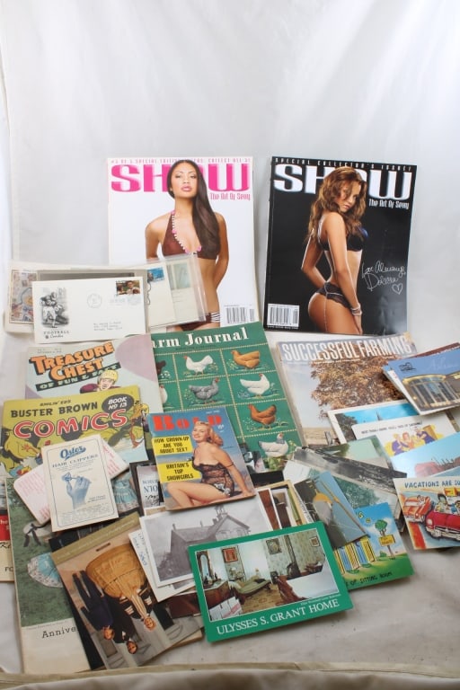 Ephemera Lot - Postcards Magazines Other (1 of 20)