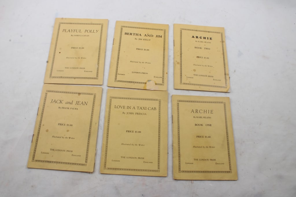 6 Antique Vintage Erotica Smut Booklets (1 of 13)