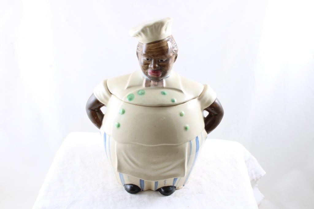 Black Americana Man Cook Cookie Jar (1 of 15)