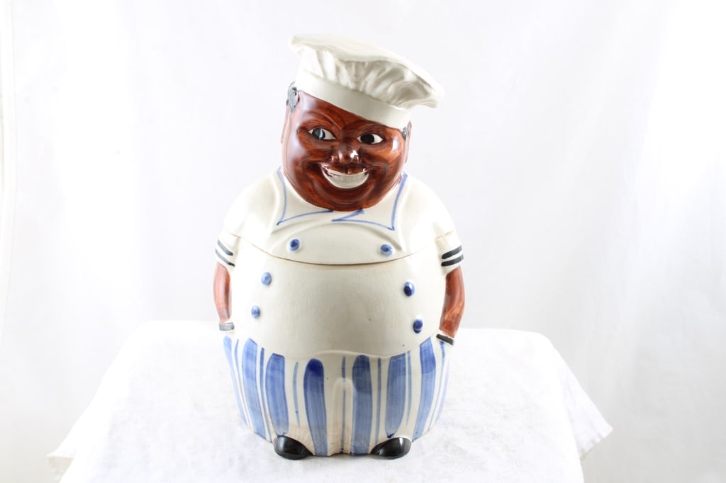 Black Americana Man Cook Cookie Jar (1 of 11)