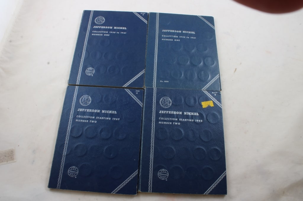 4 Whitman Jefferson Nickel Coin Books (1 of 16)