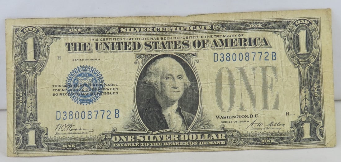 1928 $1 Funny Back Silver Certificate (1 of 6)