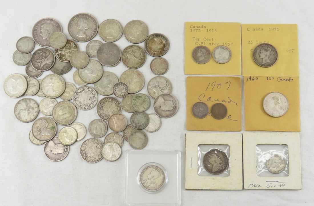 Canadian Silver Coins (1 of 20)