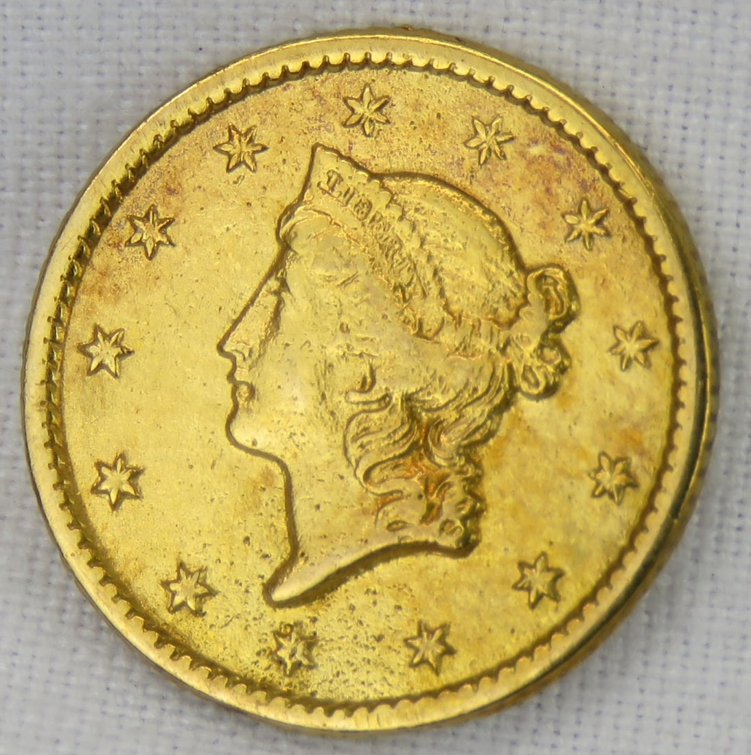 1849 $1 Gold Liberty Head (1 of 2)